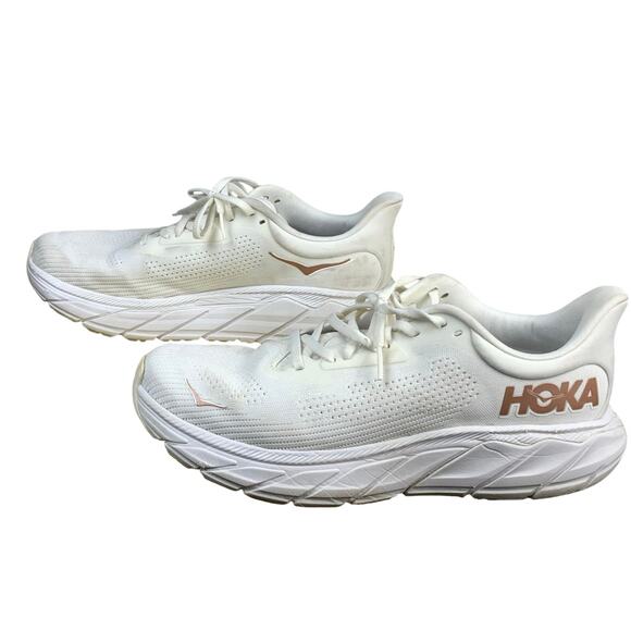 Copied - Hoka One One Arahi 7 White Running Sneakers Shoes Women’s 10.5 B - Picture 4 of 10